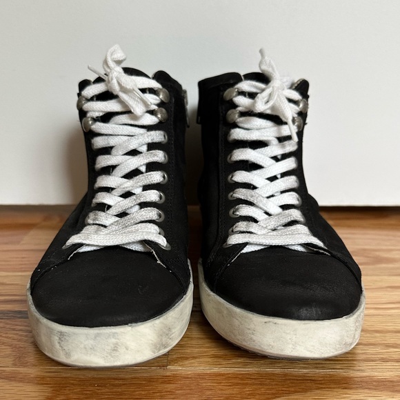 BRUSQUE Leather High Top Sneakers - Picture 4 of 14